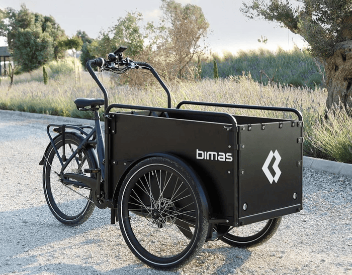 Bimas eCargo bakfiets - sfeer buiten