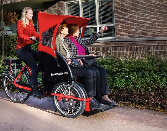 Bakfiets.nl Riksja sfeer