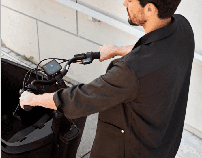 Tenways Cargo One Elektrische Bakfiets Groen - Afbeelding 3